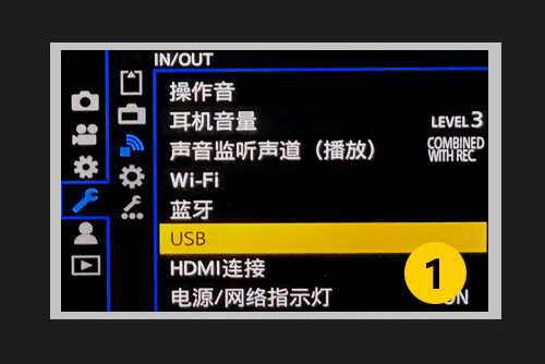 USB模式：PictBridge(PTP)