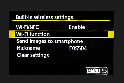WiFi function