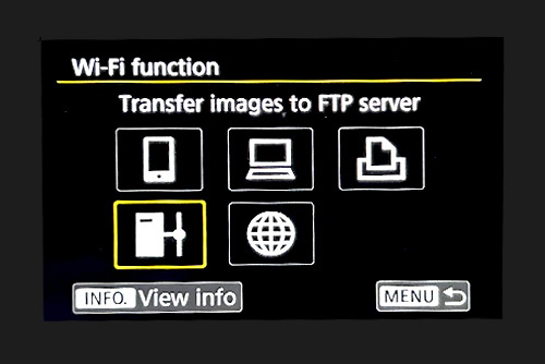 Transfer to FTP server