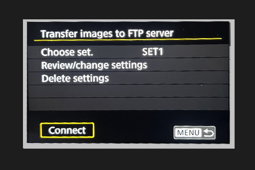 Click connect