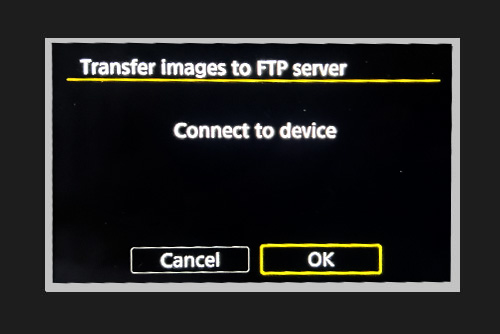 Confirm connect
