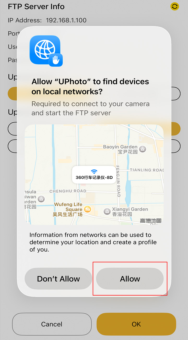 Authorize local network devices