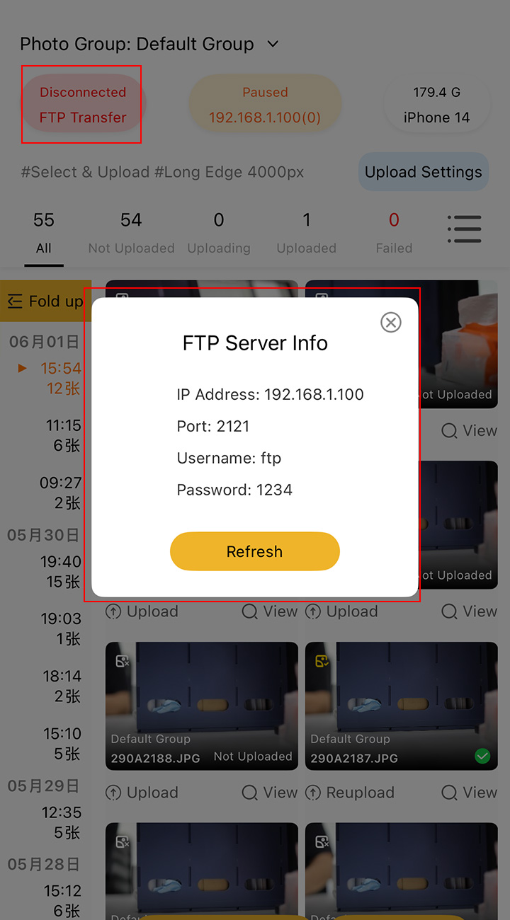 FTP Service Information