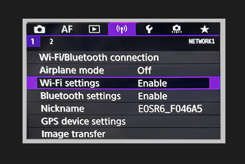 Wi-Fi settings