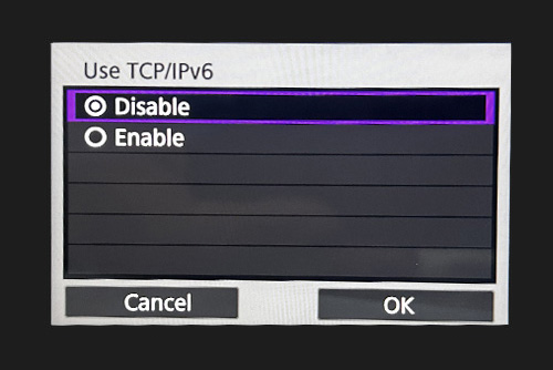 Disable IPv6