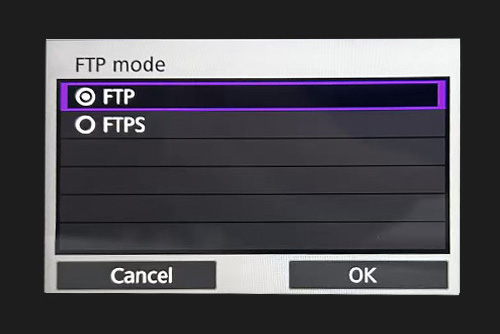 FTP mode