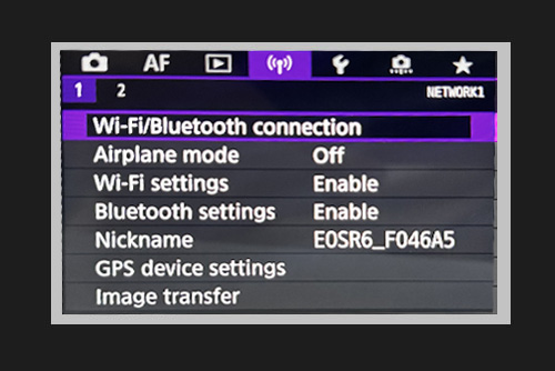 Wi-Fi/Bluetooth connection