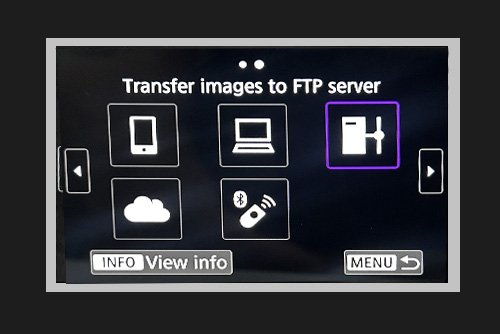 Transfer to FTP server