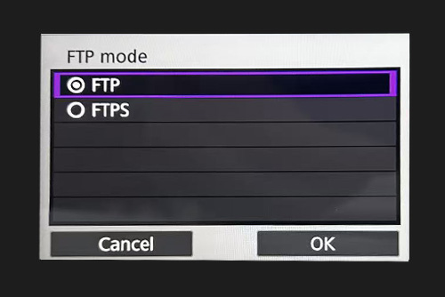 FTP mode