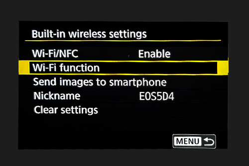 WiFi function