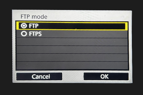FTP mode