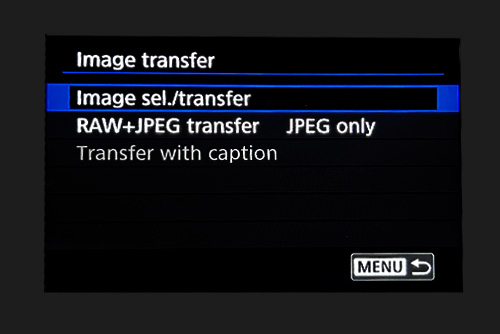 Image sel./transfer