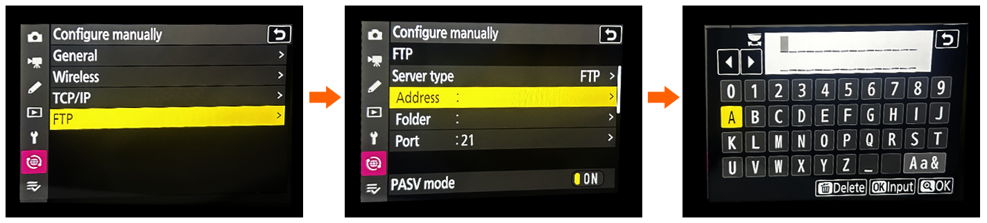 Configure server settings