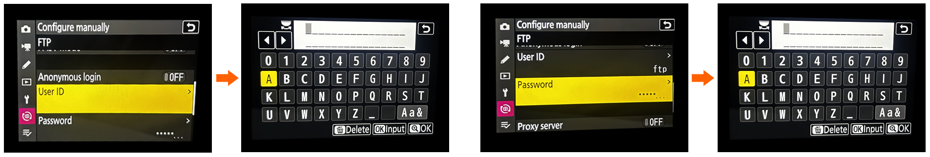 Configure server settings
